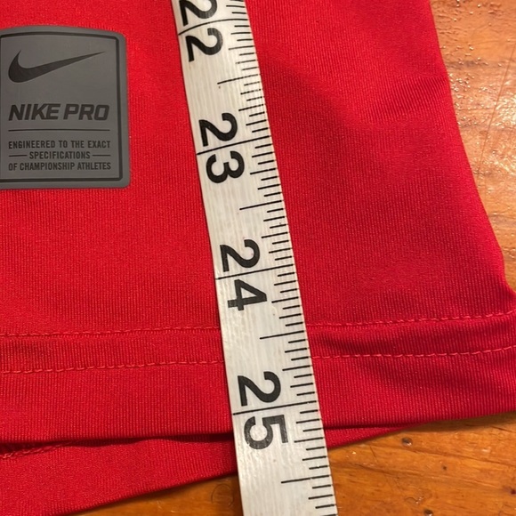 NWOT S/P Nike Pro Dri Fit red sleeveless graphic pullover athletic shirt top - Picture 15 of 15